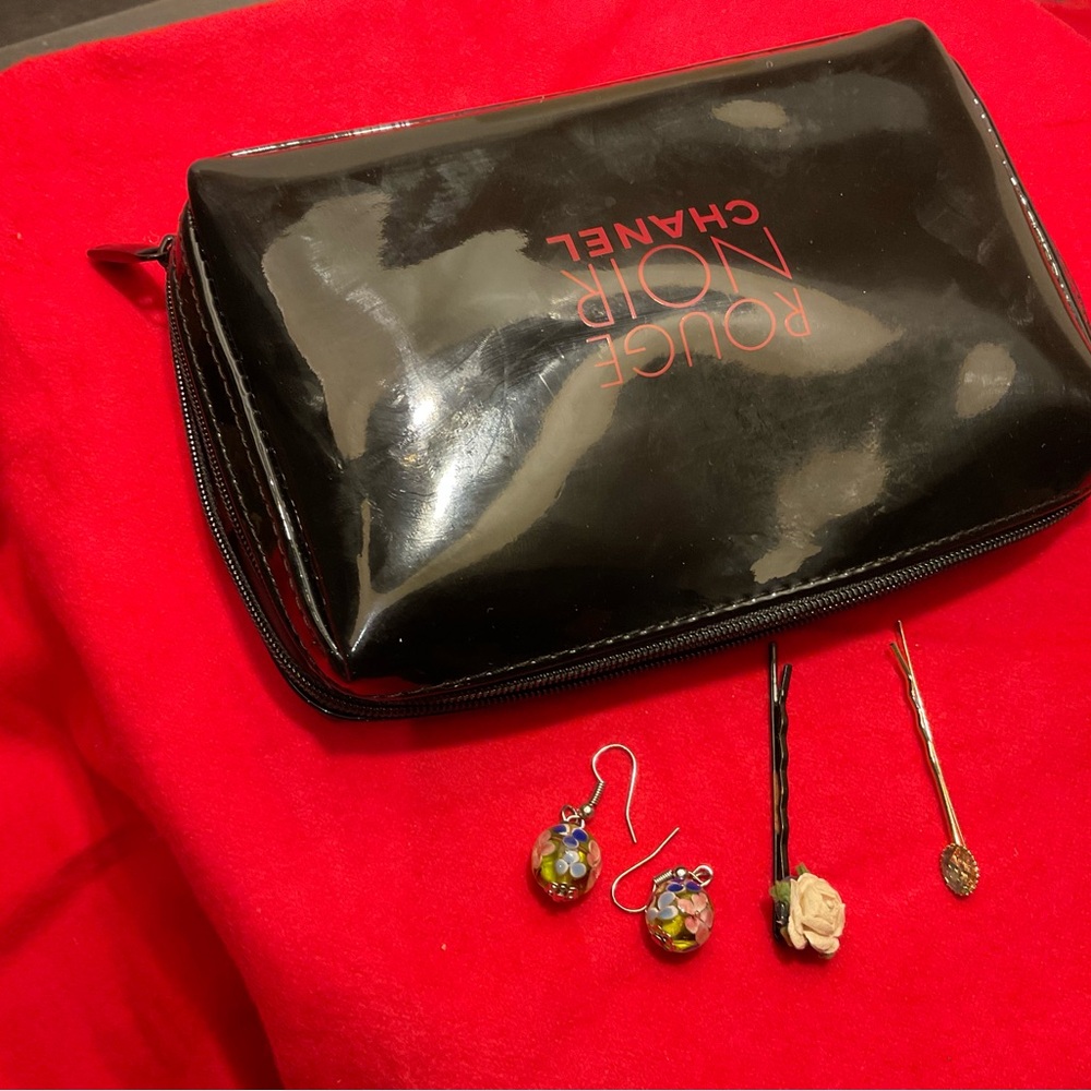 Japan earrings and hair clip set